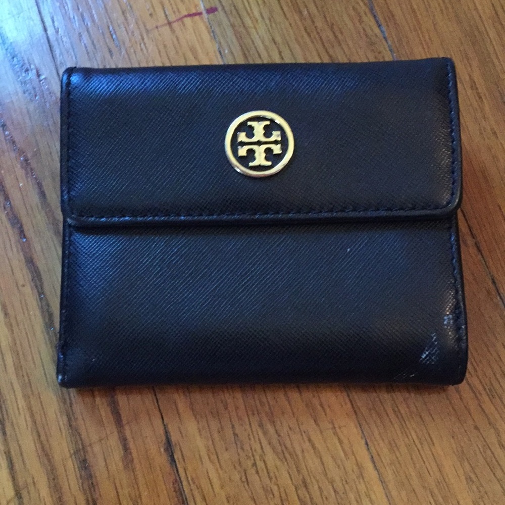 Tory Burch Black Mini Wallet
